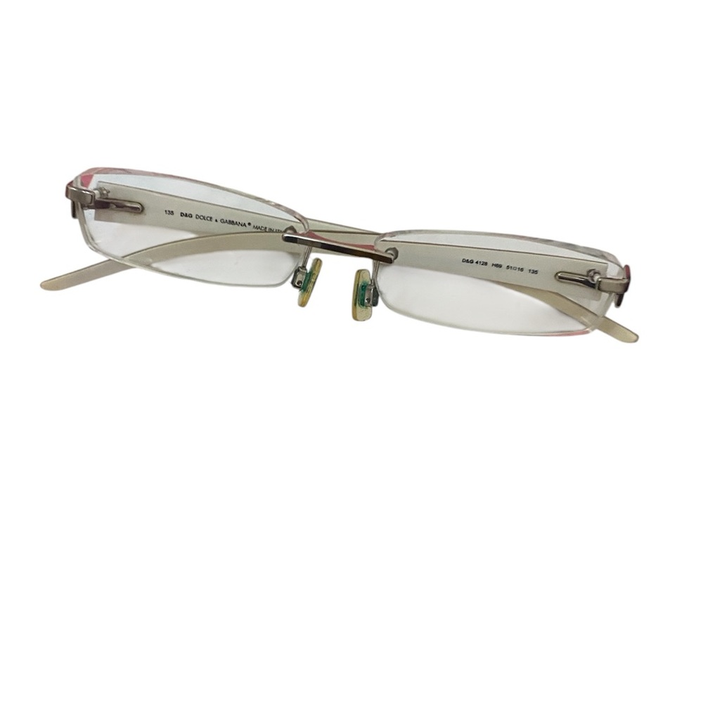 D&G White Eyeglasses - Picture 3 of 3